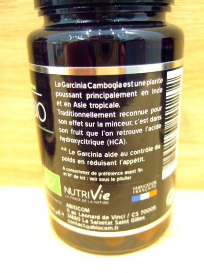 GARCINIA BIO  __  _60 Gélu <NutriVie> – Image 3