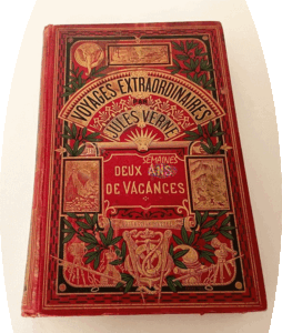 Roman Jules Verne Titre modifié "DEUX SEMAINES DE VACANCES"